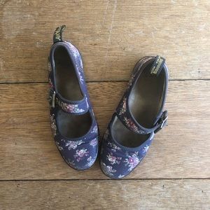 Floral dr marten Mary Janes